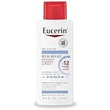 Eucerin Itch Relief Intensive Calming Body Lotion for Dry Itchy Skin, Unscented Lotion with Cooling Menthol and Ceramides, 8.4 Fl Oz Bottle