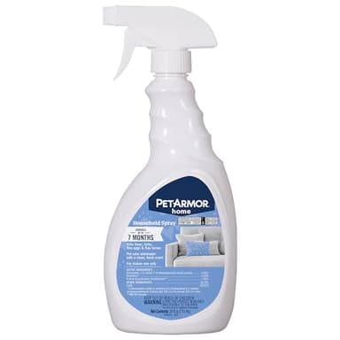 PETARMOR Home Household Spray for Fleas and Ticks, Flea Treatment for Home, Prevents Flea and Tick Re-Infestations for Cats and Dogs, Treats Carpet, Furniture, and More, 24 Ounce
