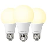 DEGNJU A19 LED Light Bulbs, 60 Watt Equivalent LED Bulbs, Soft White 2700K, 800 Lumens, E26 Standard Base, Non-Dimmable, 8.5W Warm White LED Bulbs for Bedroom Living Room, 3 Pack