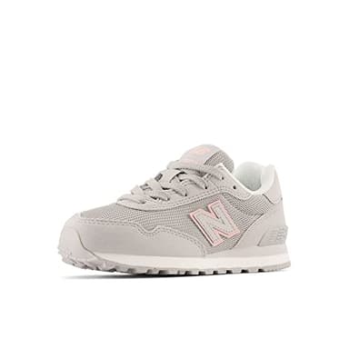New Balance Kid's 515 V1 Lace-up Sneaker, Rain Cloud/Pink Haze, 3.5 Big Kid