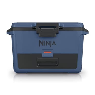 Ninja FB151BL FrostVault 50qt Hard Cooler with Dry Zone, Integrated Fridge-Temp Dry Storage Drawer, Premium Heavy-Duty Insulated Cooler, Keeps Ice for Days, Lakeshore Blue