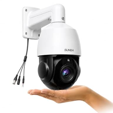 SUNBA Outdoor PTZ Analog Camera, 22X Optical Zoom, 960H CCTV Security Dome Camera, up to 328ft Night Vision with RS485 Control (405-22X)