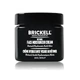 Brickell Men's Retinol Face Moisturizer Cream For Men, Natural & Organic, Anti-Wrinkle Face Night Cream with Retinol & Hyaluronic Acid To Reduce Fine Lines and Even Skin Tone, Fragrance-Free, 2 Ounce