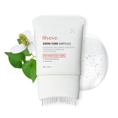 lilyeve GROWTURN Hair Growth Serum with Built-in Brush, Heartleaf-Derived Exosomes to Revitalize, Korean Hair Care, 3.38 fl. oz. (Pack of 1)