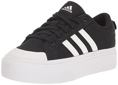 Adidas Womens Bravada 2.0 Platform Core Black/White/Core Black 8.5