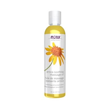 NOW Solutions, Arnica Soothing Massage Oil, Comforting Antioxidant Blend, 8-Ounce