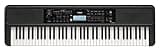 Yamaha PSR-EW320 76 Touch Sensitive Key Portable Keyboard for Beginners with Music Rest, Power Adapter