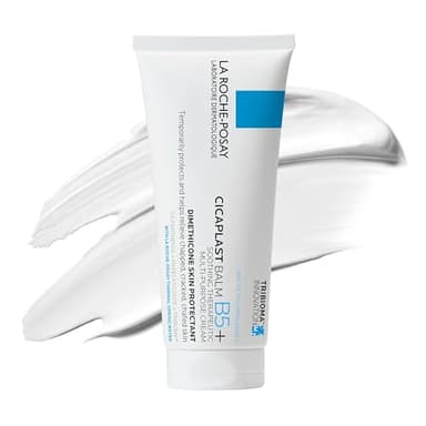 La Roche-Posay Cicaplast Balm B5+, Madecassoside + Shea Butter + Vitamin B5 Panthenol, Healing Ointment & Therapeutic Multi Purpose Calming Cream for Dry & Irritated Skin, Paraben Free, 100ml