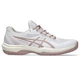 ASICS Women's Game FlyteFoam Pickleball Shoes, 9, White/Neutral Pink