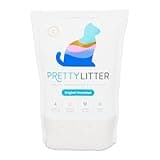 PrettyLitter Health Monitoring Cat Litter, Original Unscented Non-Clumping Crystal Litter, 6 lbs (Pack of 1)