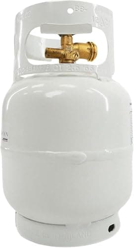 Propane Tank 30 lbs, Extra Safety Collar for BBQs, Camping & Outdoor Activities Home heating system, Fireplaces, Griddles, RVs