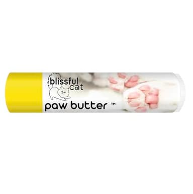 The Blissful Cat Paw Butter, Moisturizer for Dry Paw Pads, Softens and Protects Rough Feet, Versatile, Lick-Safe Balm, 0.15 oz.