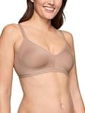 Warner's Women's Easy Does It Underarm Smoothing with Seamless Stretch Wireless Lightly Lined Comfort Bra RM3911A, Toasted Almond