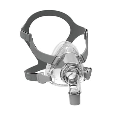 Full Face CPAP Mask, Full Cover Replacement Kit, Comfort Series Nasal CPAP MASK, Cpap Masks Includes Headgear, Cushion, Frame and Elbow(L)