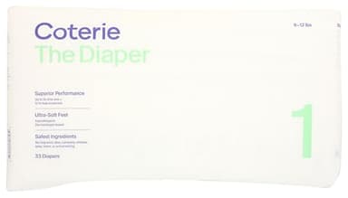 Coterie Diapers Size 1, 33 Ct