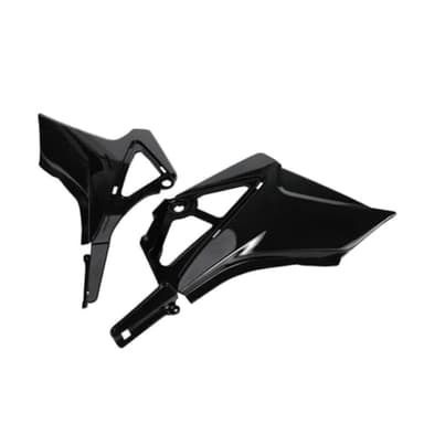 Motorcycle Rear Side Cover Protection Left Right Engine Fairing Panel Guard Compatible With HAWK 250 Electric Dirt Pit Bike(black)