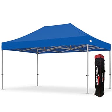 Extreme Canopy Commercial Heavy Duty Aluminum Instant Popup Canopy Tent (Blue, 10ft x 15ft)