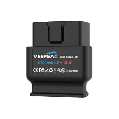 Veepeak OBDCheck BLE+ Bluetooth OBD II Scanner for iOS & Android, Car Check Engine Code Reader Wireless OBD Diagnostic Scan Tool