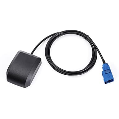 Geekstory Waterproof Active GPS Antenna Vehicle GPS Navigation with Fakra C Blue Connector for Car GPS Navigation Receiver System