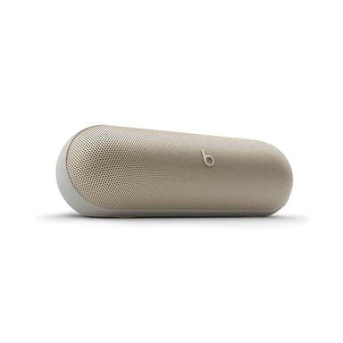 Beats Pill - Bluetooth Speaker and Portable Wireless Charger via USB-C - Up to 24 Hours Battery Life, IP67 Water Resistant, Apple & Android Compatible, Built-in Microphone – Campagne Gold (Renewed)