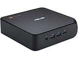 ASUS Chromebox4 with Intel Core i7-10510U, 16GB RAM, M.2 PCIE 256GB SSD Storage, Power/DisplayPort Over Type C, Dual HDMI, Gigabit LAN, WiFi 6, MicroSD Card Reader, VESA Mount, Chrome OS