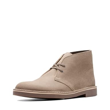 Clarks Men's Bushacre 2 Chukka Boot, Taupe Distressed Suede, 11 M US