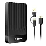 YOTUO Portable External Hard Drive 500GB Storage Expansion Mobile HDD USB 3.0 for PC, Mac, Desktop, Laptop, PS4, PS5, Playstation, Xbox One X/S, Xbox 360, Xbox Series X/S, Office & Game (Black, 500GB)