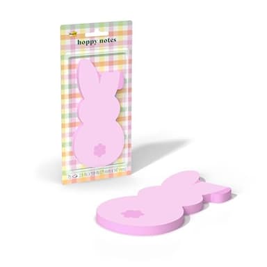 Post-it Cute Sticky Notes, Pink Bunny Design, 2.8 in x 5.8 in, Great for Easter Baskets or Mother’s Day, 1 Sticky Note Pad with 75 Sheets