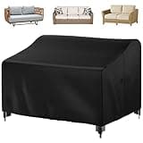 Outdoor Sofa Cover Waterproof, 2-Seater Durable Patio Furniture Covers for Outdoor Sofa Loveseat Bench 60’’ W x 34’’ D x 30’’ H