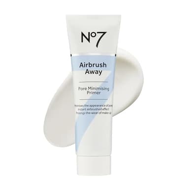 No7 Airbrush Away Pore Minimizing Facial Primer - Lightweight, Matte Primer & Pore Minimizer for Face - Makeup for Oily Skin (30ml)