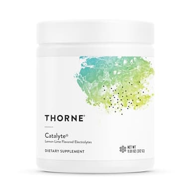 THORNE - Catalyte - Electrolyte Replenishment and Energy Restoration Supplement* - No Artificial Sweeteners - NSF Certified for Sport- Lemon Lime - 11.01 Oz