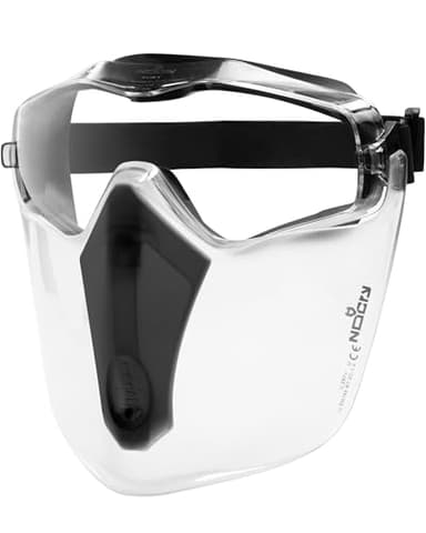 NoCry Safety Face Shield Mask for Work with Premium Anti Fog and Anti Scratch Technology — Durable ANSI Z87.1 Certified Grinding Face Shield with Extreme Impact Resistance