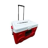KoolMax Cooler Fireball Tim Garage Limited Edition with Bluetooth Speaker System - Cooler with Speakers - Cool Speakers - Bluetooth Cooler with Speaker - Speaker on Wheels - Cooler Speaker