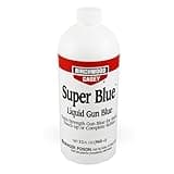 Birchwood Casey Super Blue Liquid Gun Blue with Double Strength Design for Rifles, Pistols, Revolvers, Shotguns, and Other Firearms, Blue