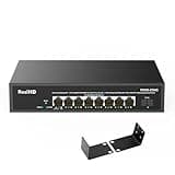 8 Port 2.5G Gigabit PoE Web Managed Switch with 10G SFP, IEEE8023af/at PoE 135W, Support WiFi6 AP, NAS, PoE Camera NVR
