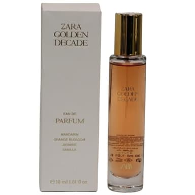 Zara Golden Decade Women Eau de Parfum Hypnotic Scent and Elegant Fragrance with Jasmine Orange Blossom & Lavender 30ml (1.0 fl. oz)