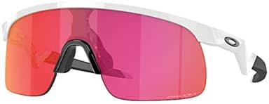 Oakley Unisex Kids Oj9010 Resistor Sunglasses, Polished White/Prizm Field, 23 Mm US