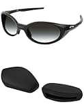 Mryok Replacement Nose Pieces Nose Pads for Oakley Eye Jacket Redux OO9438 Sunglass - Black