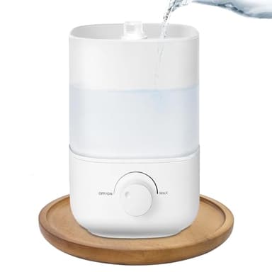 Humidifier Tray Wooden Humidifiers Mat-8x8 Inch-Compatible with LEVOIT and All kinds of Small Humidifier-Prevents Any Water from Pooling Underneath