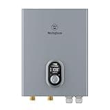 Westinghouse 27kW 240V Tankless Water Heater Electric, 6.3GPM Instant Hot Water Heater, Wi-Fi Enabled, Self Modulating for Whole House Shower, APOLO-27k