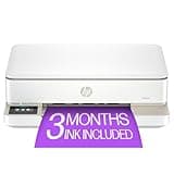 HP Envy 6155e Wireless All-in-One Color Inkjet Printer, Print, scan, Copy, Duplex Printing Best-for-Home, 3 Months of Instant Ink Included (714L5A)