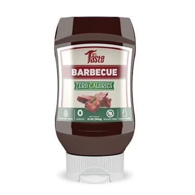 Mrs Taste Sugar Free BBQ, Zero Calories, Zero Sodium, Zero Sugar, High Fiber, Keto Friendly, Paleo Friendly, Condiments and Sauces (12 oz, BBQ)