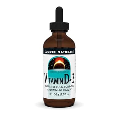 Source Naturals Vitamin D-3 Liquid Drops 2000 iu Supports Bone & Immune Health* - 1 Fluid oz