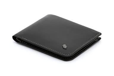 Bellroy Hide & Seek Wallet (slim leather bifold design, RFID blocking, holds 5–12 Cards with a hidden section) - Black