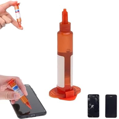 Fix Cracked Cell Phone Accessory Kits Screen Glue,Phone Screens Frame Warping Screens Repair,Cell Phone Accessory Kits (Orange 1PC)