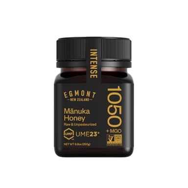 Egmont Honey Manuka UMF 23+ 8.8oz (250g) NON-GMO, Kosher, Recycled plastic jar, Traceable 100% Pure Authentic New Zealand Honey, UMF & MGO Certified