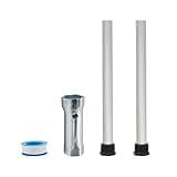 2 PCS RV Water Heater Anode Rods & 1-1/16 inch Socket, Camper Water Heater Aluminum/Zinc Anode Rod 3/4'' Thread 9.25 Length Replacement for Suburban and Morflo Water Heater Tanks