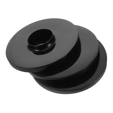 HOLIDYOYO 3pcs Black Plastic Base Chassis for Electric Fans Replacement Pedestal Accessory for Various Stand Fan Models Easy Installation Stylish Decor Enhancer Design