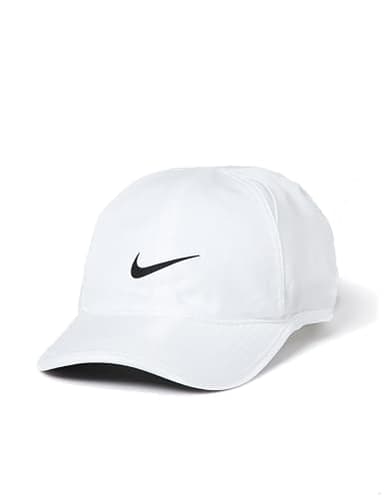Nike Dri-Fit Club Unstructured Featherlight Cap, White/Black, Small/Medium