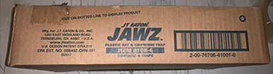 JT Eaton 410 Jawz Indoor Rat Trap for Solid or Liquid Bait, Instant Kill Traps for Rat & Chipmunk - No Touch Disposal 6-Pack